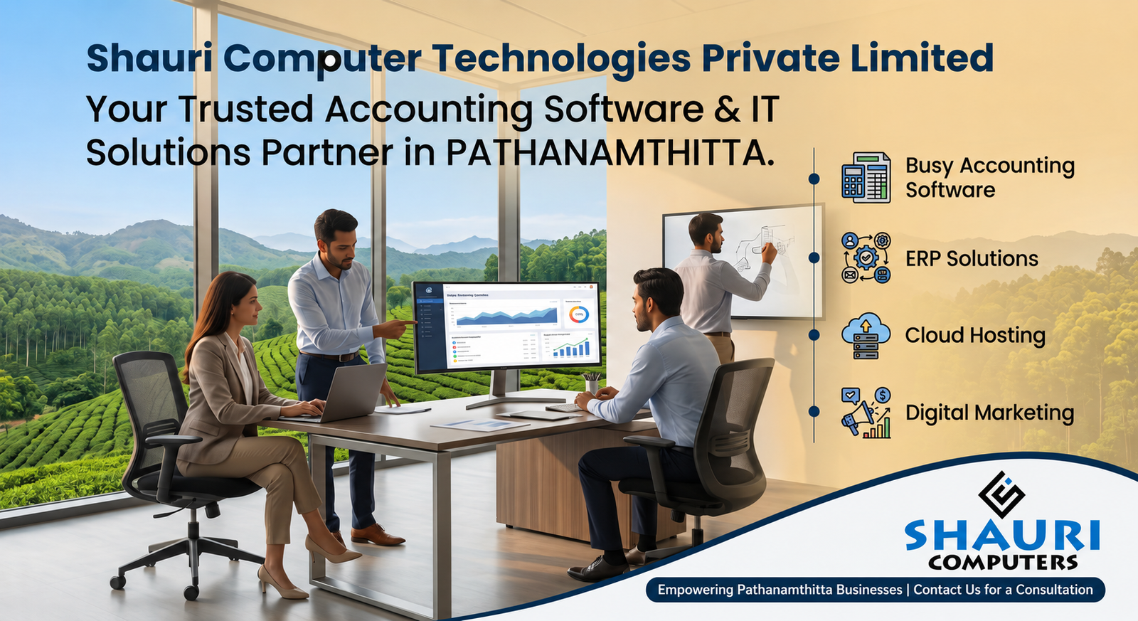 Accounting Software, ERP & Digital solutions in Pathanamthitta
