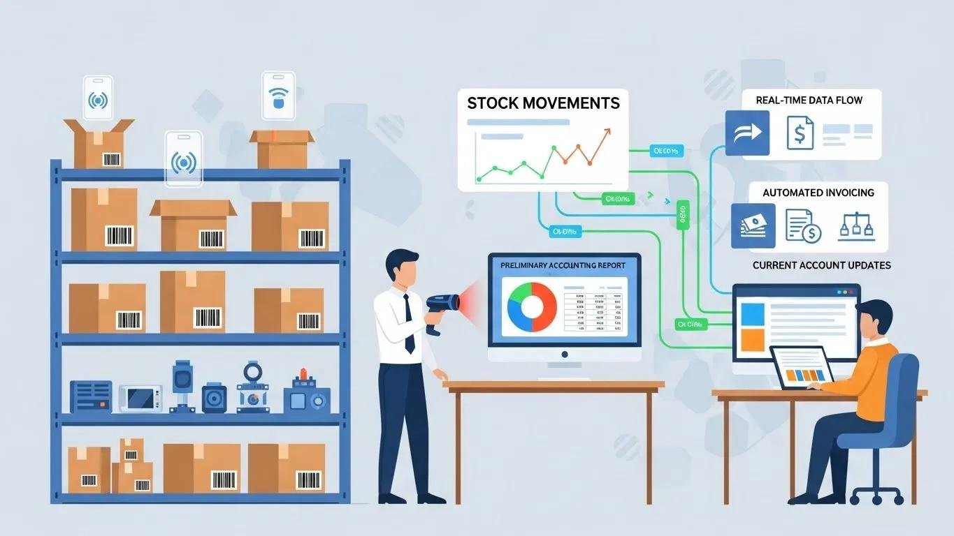 Real-time stock management and inventory information